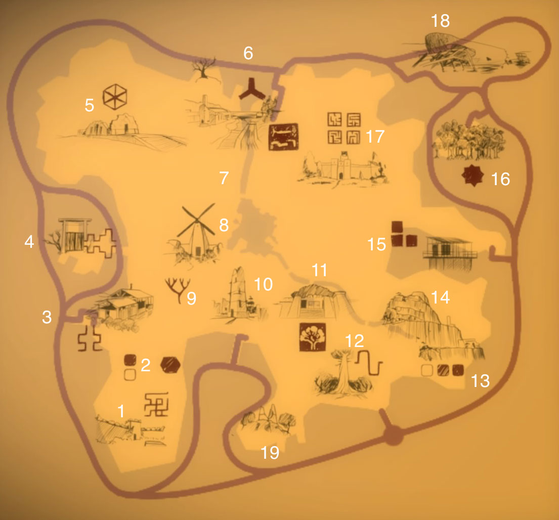 The Witness island map